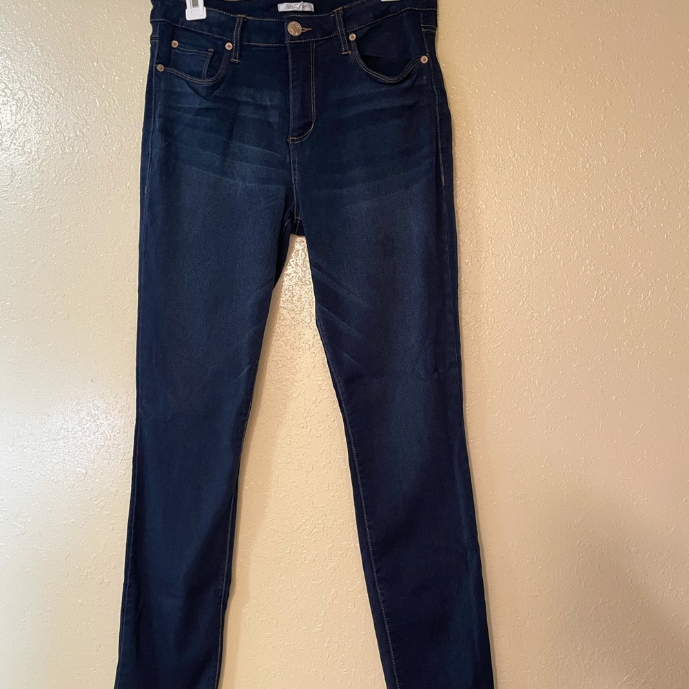 Sts blue mid waist dark wash jegging